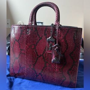 Coach 1941 Python Rogue in Mirage Red (Very rare)